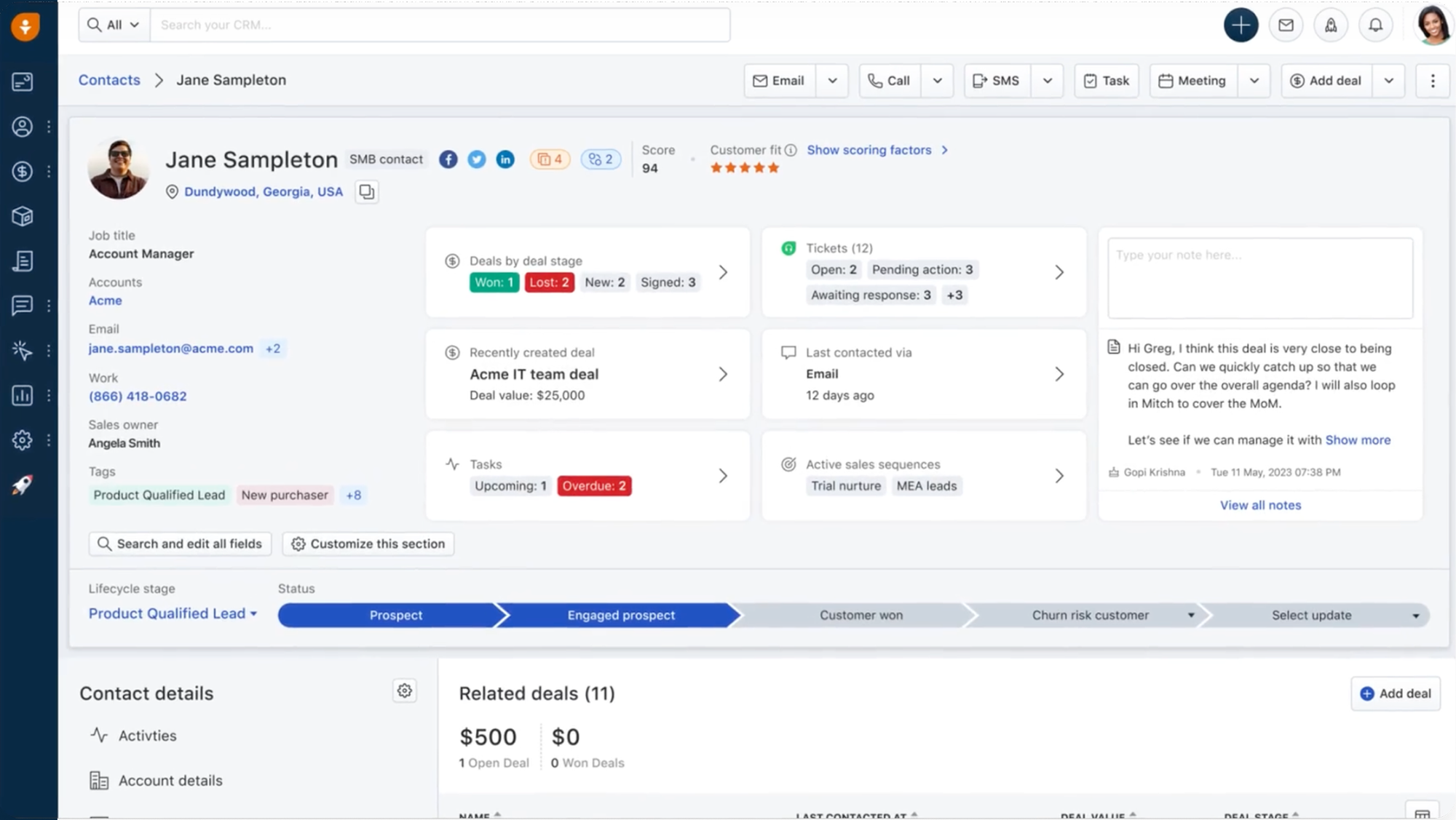 Freshsales App