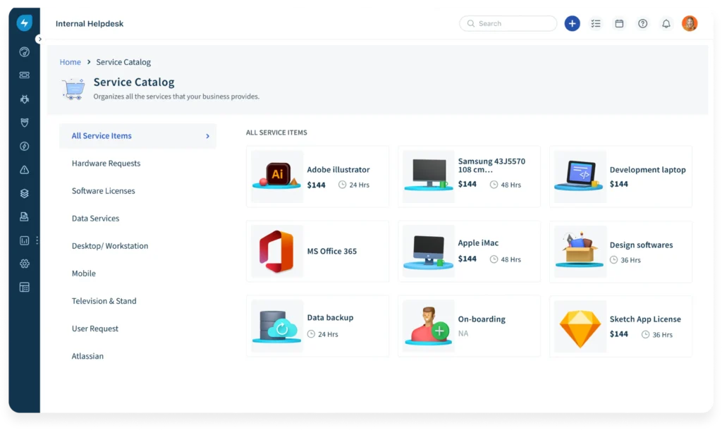 freshservice internal helpdesk